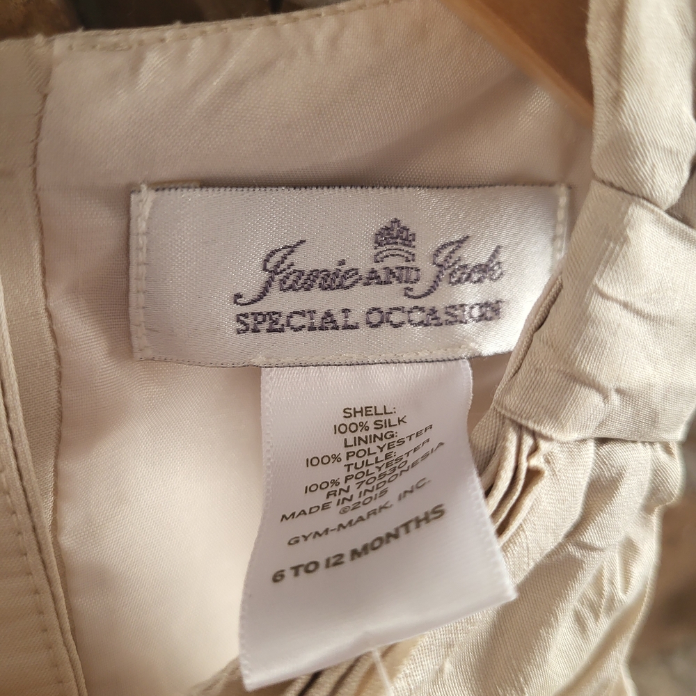 Janie and Jack Silk Formal Dress with Bow Details NWT - Picture 3 of 8